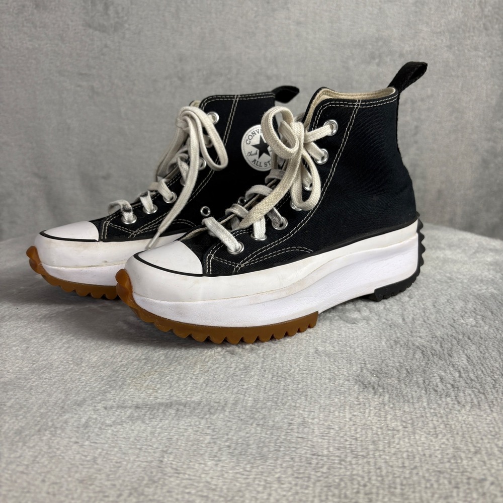 Converse Sneakers Run Star Hike High Top 5 Black Platform Lug Sole Streetwear
